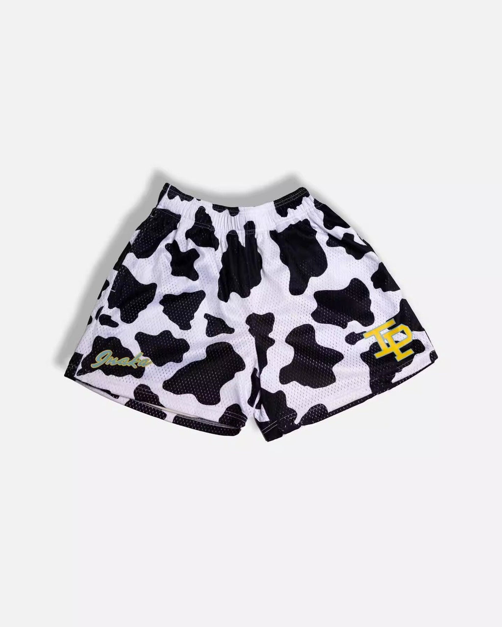 EE print shorts logo sweatpants mesh drawstring American shorts