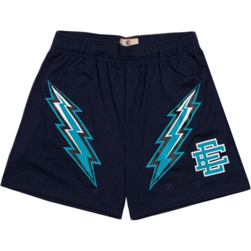 Cross-border exclusive for European code new sports mesh cloth shorts 3D digital printing trend beach pants male manufacturer wholesale