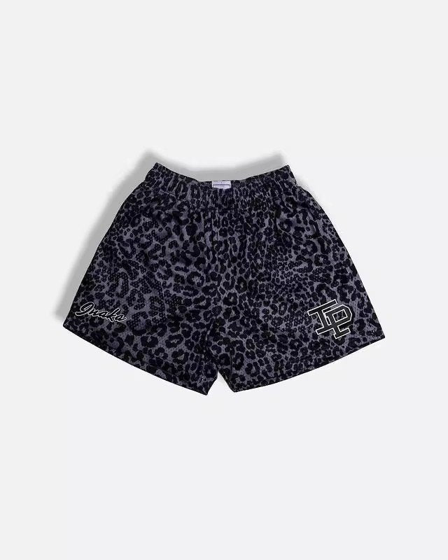 EE print shorts logo sweatpants mesh drawstring American shorts