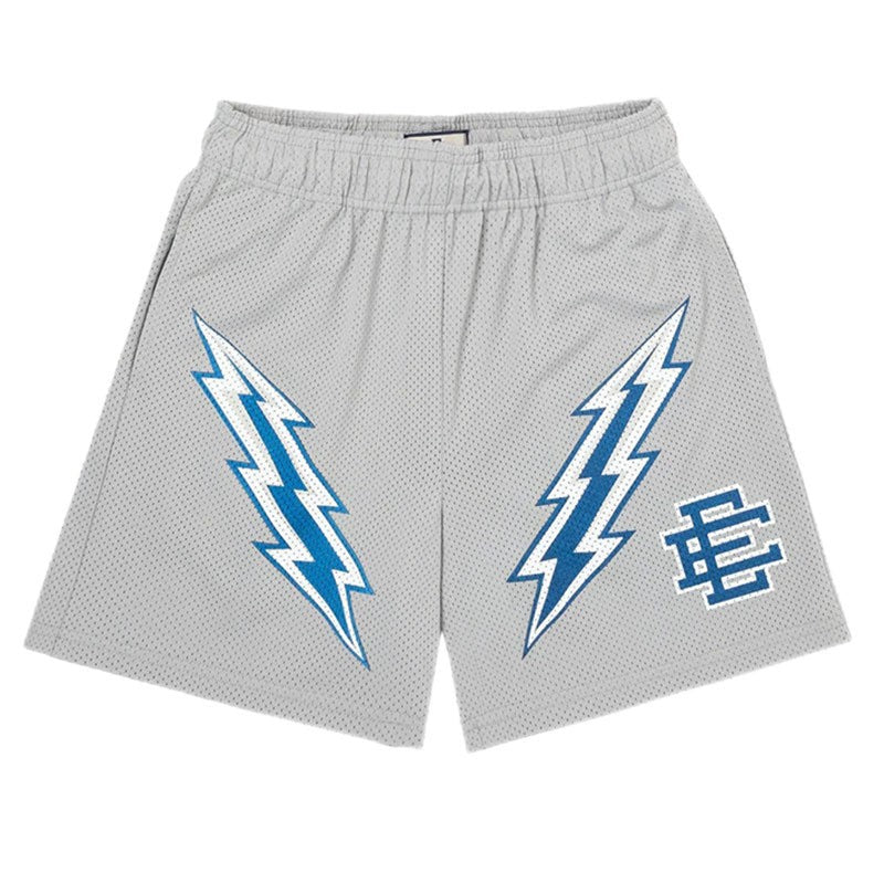 Cross-border exclusive for European code new sports mesh cloth shorts 3D digital printing trend beach pants male manufacturer wholesale