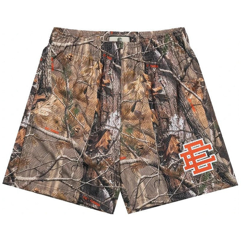 Cross-border exclusive for European code new sports mesh cloth shorts 3D digital printing trend beach pants male manufacturer wholesale