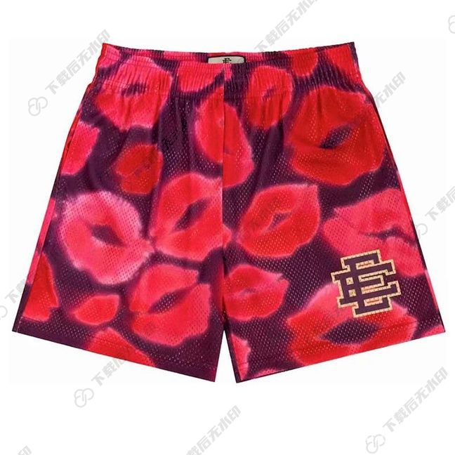 Cross-border exclusive for European code new sports mesh cloth shorts 3D digital printing trend beach pants male manufacturer wholesale