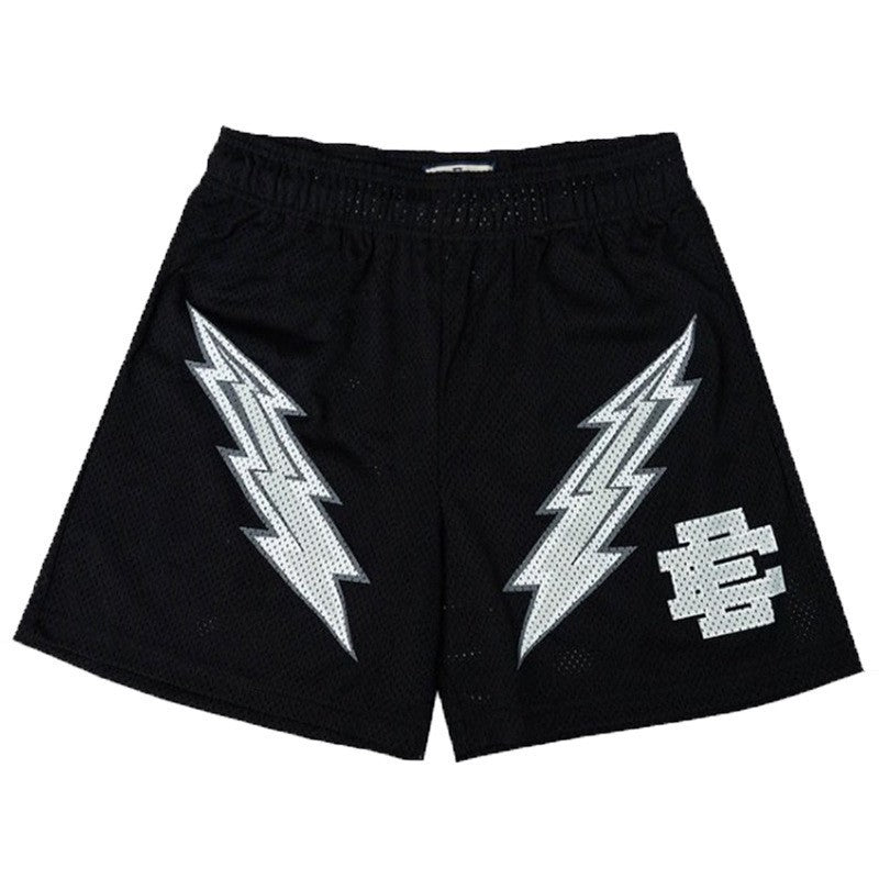 Cross-border exclusive for European code new sports mesh cloth shorts 3D digital printing trend beach pants male manufacturer wholesale