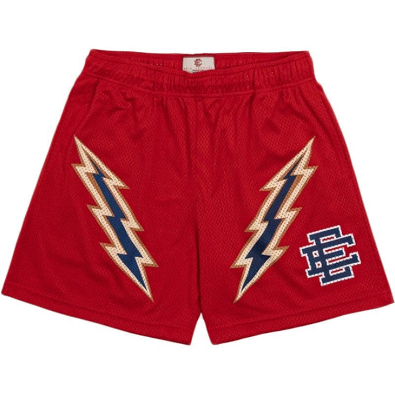 Cross-border exclusive for European code new sports mesh cloth shorts 3D digital printing trend beach pants male manufacturer wholesale