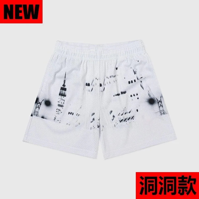 NEW Summer Sports Shorts Men Fitness Sweatpants bodybuilding Short Pants Mens Gym Quick Dry brand Jogging mesh men Shorts