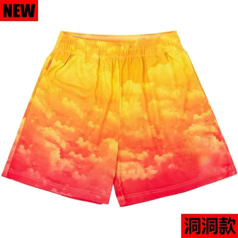 NEW Summer Sports Shorts Men Fitness Sweatpants bodybuilding Short Pants Mens Gym Quick Dry brand Jogging mesh men Shorts