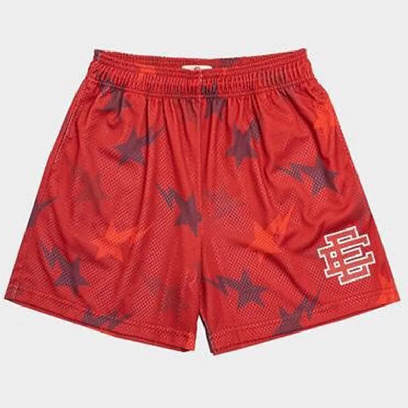 Shorts  EE Eric Emanuel Basic Shorts NEW men's casual shorts fitness sports pants summer gym workout Men Classic GYM Mesh Shorts